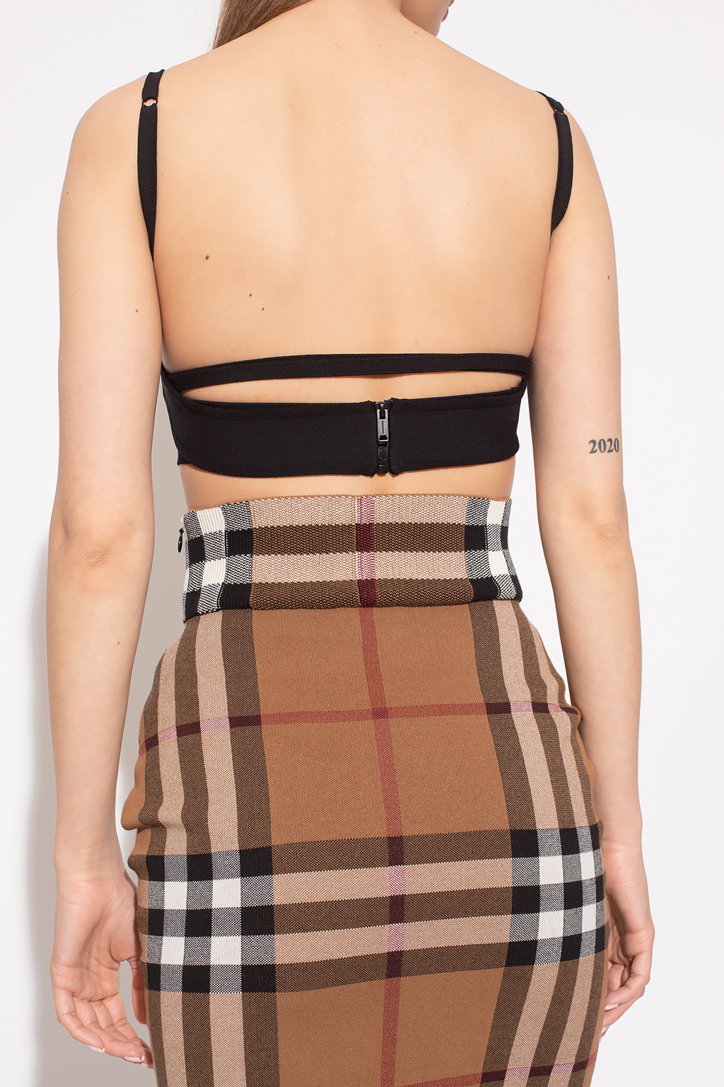 Burberry bodycon skirt best sale